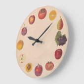 Geen getallen  Fruits Wall Clock Grote Klok (Hoek)