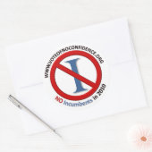 Geen gevestigde ondernemingen - Stickers (Envelop)