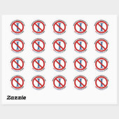 Geen gevestigde ondernemingen - Stickers (Vel)