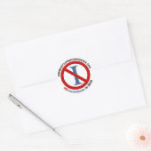 Geen gevestigde ondernemingen - Stickers (Envelop)