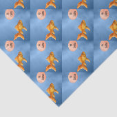 Geen Geviste goudvis Tissuepapier (Detail)