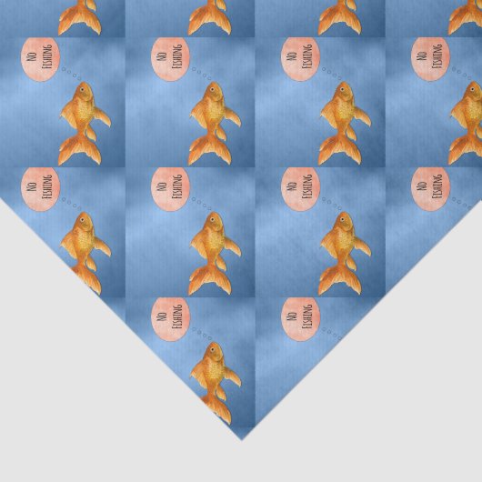 Geen Geviste goudvis Tissuepapier (Detail)