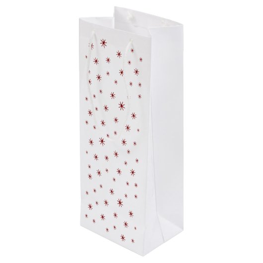 Geen geweldig verhaal begint met Salade Quote Wijn Cadeautas (Achterkant Gekanteld)