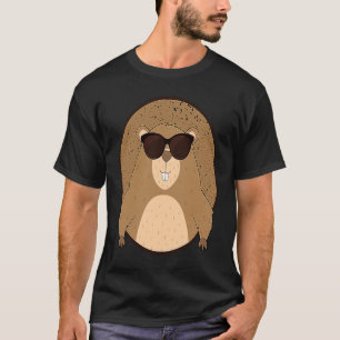 Geen Geweldige Shadow Crew en Happy Groundhog Day T-shirt
