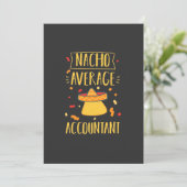 Geen Gewone Accountant Kaart (Staand voorkant)