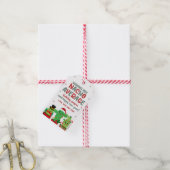 Geen Gewone Kerstvakantie Cadeaulabel (Met Touw)