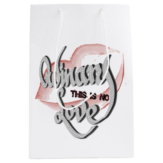 Geen gewone liefde, Gift Bag Medium Cadeauzakje (Voorkant)