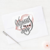 Geen gewone liefde, Square Stickers (Envelop)