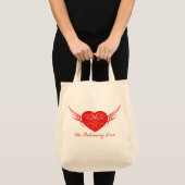 Geen gewone liefde tote bag (Voorkant (product))