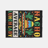 Geen Gewone Lunchdame Cinco De Mayo Mexicaans Fleece Deken (Voorkant (Horizontaal))