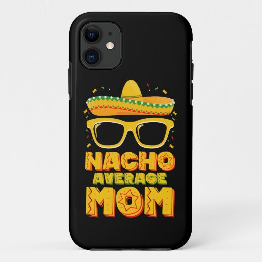 Geen Gewone Moeder Cinco De Mayo Overeenkomende Fa Case-Mate iPhone Case (Achterkant)