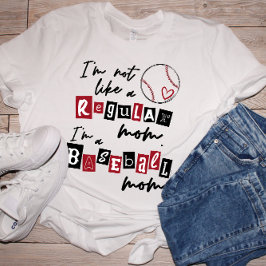 Geen gewone moeder, ik ben een honkbalmoeder - gep Tri-Blend shirt