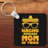 Geen Gewone Moeder Van Tweelingen Mexicaans Cinco Sleutelhanger (Voorkant)