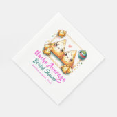 Geen Gewone Nacho Fiesta! Laatste Bruidsfeest Servet (Hoek)