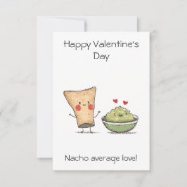 "Geen Gewone Nacho Liefde!" – Grappige & Schattige Kaart
