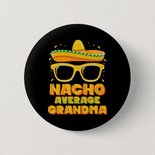 Geen Gewone Oma Cinco De Mayo Familie Ronde Button 5,7 Cm (Voorkant)