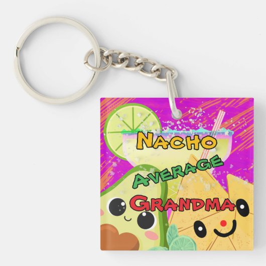 Geen Gewone Oma Leuk Sleutelhanger (Voorkant)