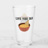 "Geen Gewone Papa"  Glas (Achterkant)