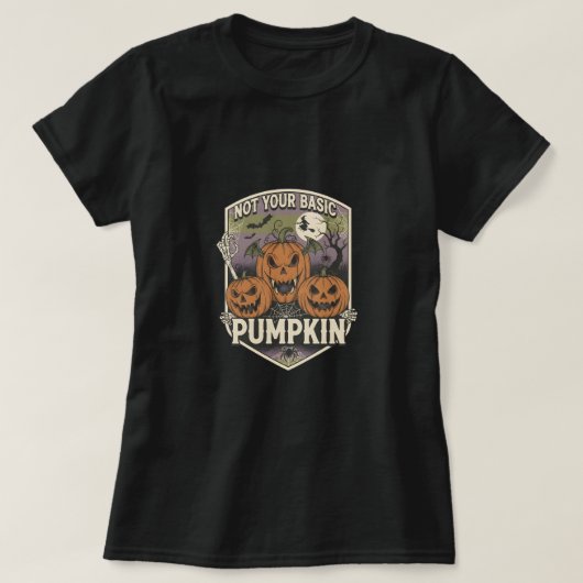 Geen gewone pompoen t-shirt (Design voorkant)