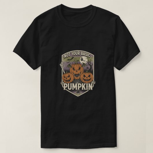 Geen gewone pompoen t-shirt (Design voorkant)