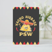 Geen Gewone PSW Grappige Zorgverleners Bedankkaart (Staand voorkant)