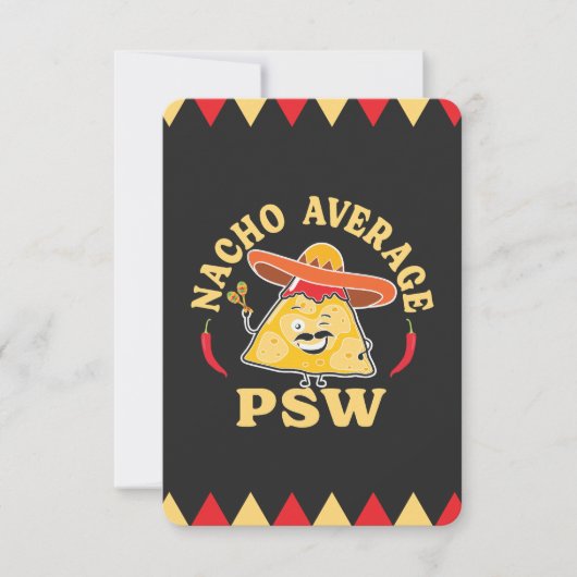 Geen Gewone PSW Grappige Zorgverleners Bedankkaart (Voorkant)