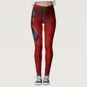 Geen gewone zwaan – Spikes, schedels & Sass. Leggings (Voorkant)