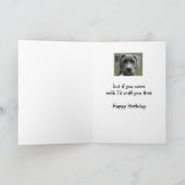 Geen gezegde Je bent oud, maar Happy Birthday Fun  Kaart (Binnen)