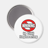 Geen gezeur in civiele techniek magneet (Voorkant / Achterkant)