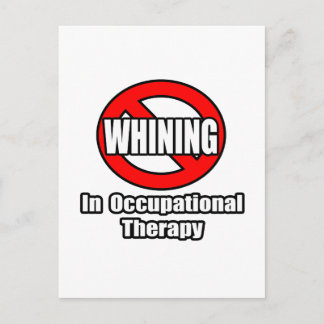 Geen gezeur in ergotherapie briefkaart