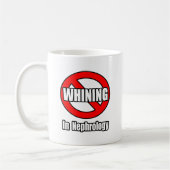 Geen gezeur in nefrologie koffiemok (Links)