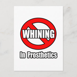 Geen gezeur in protheses briefkaart