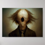 Geen Gezicht Horror Portret Poster (Voorkant)