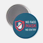 Geen gezichtsmasker Geen invoer Magneet (Voorkant / Achterkant)