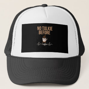 Geen Gezwets Voor Koffie Humor Koffieliefhebbers K Trucker Pet