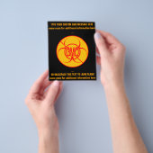 Geen GGO-brochures voor biogevaar Gespecialiseerde Flyer (Hand)