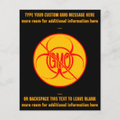 Geen GGO-brochures voor biogevaar Gespecialiseerde Flyer (Voorkant)