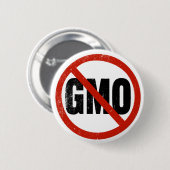 Geen GGO, geen GGO, maart tegen Monsanto Ronde Button 5,7 Cm (Voorkant /achterkant)