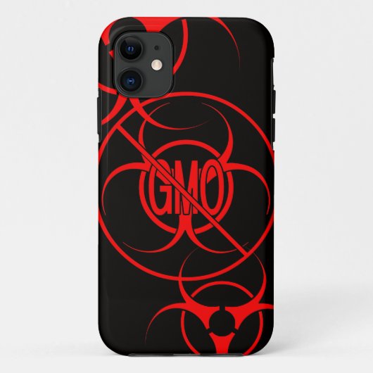 Geen GGO iPhone5 Hoesje Biohazard Food iPhone Case (Achterkant)