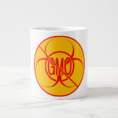 Geen GGO Jumbo Mok Biohazard Warning GGO Cups (Voorkant)