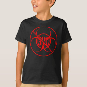 Geen GGO Kind T-shirts Bio Hazard GMO Kind Shirten