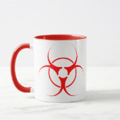 Geen GGO-koffie-Mok Biohazard Warning GGO Cup Mok (Links)