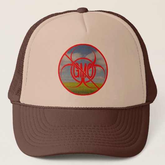 Geen GGO-Petten Organic Farmer Trucker Hats Petten (Voorkant)