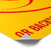 Geen GGO-Poster Biogevaarlijk Aangepast Geen GGO-t Poster (Hoek)