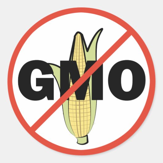 Geen GGO Ronde Sticker (Voorkant)