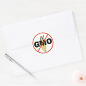 Geen GGO Ronde Sticker (Envelop)