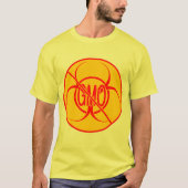 Geen GGO-Shirten Bio Hazard GMO Gepersonaliseerde  T-shirt (Voorkant)