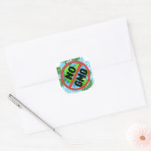 GEEN GGO VIERKANTE STICKER (Envelop)