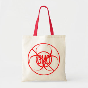Geen GGO-zakken Bio-risico Geen GGO-shoptassen Tote Bag