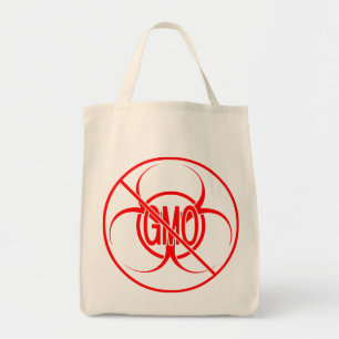 Geen GGO-zakken Bio-risico Geen GGO-shoptassen Tote Bag